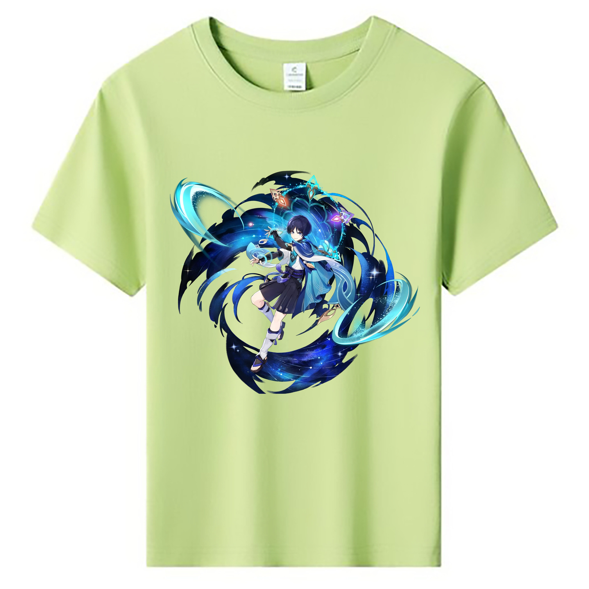 げんし神 さんペい genshin Sanpei 綿100％キッズTシャツ（フロントプリント）